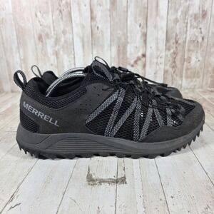 Merrell‎ Mens Bravada Edge Black Mesh Trail Hiking Shoes J036109 Size 11